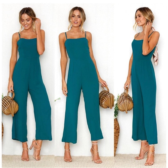 calf length jumpsuit